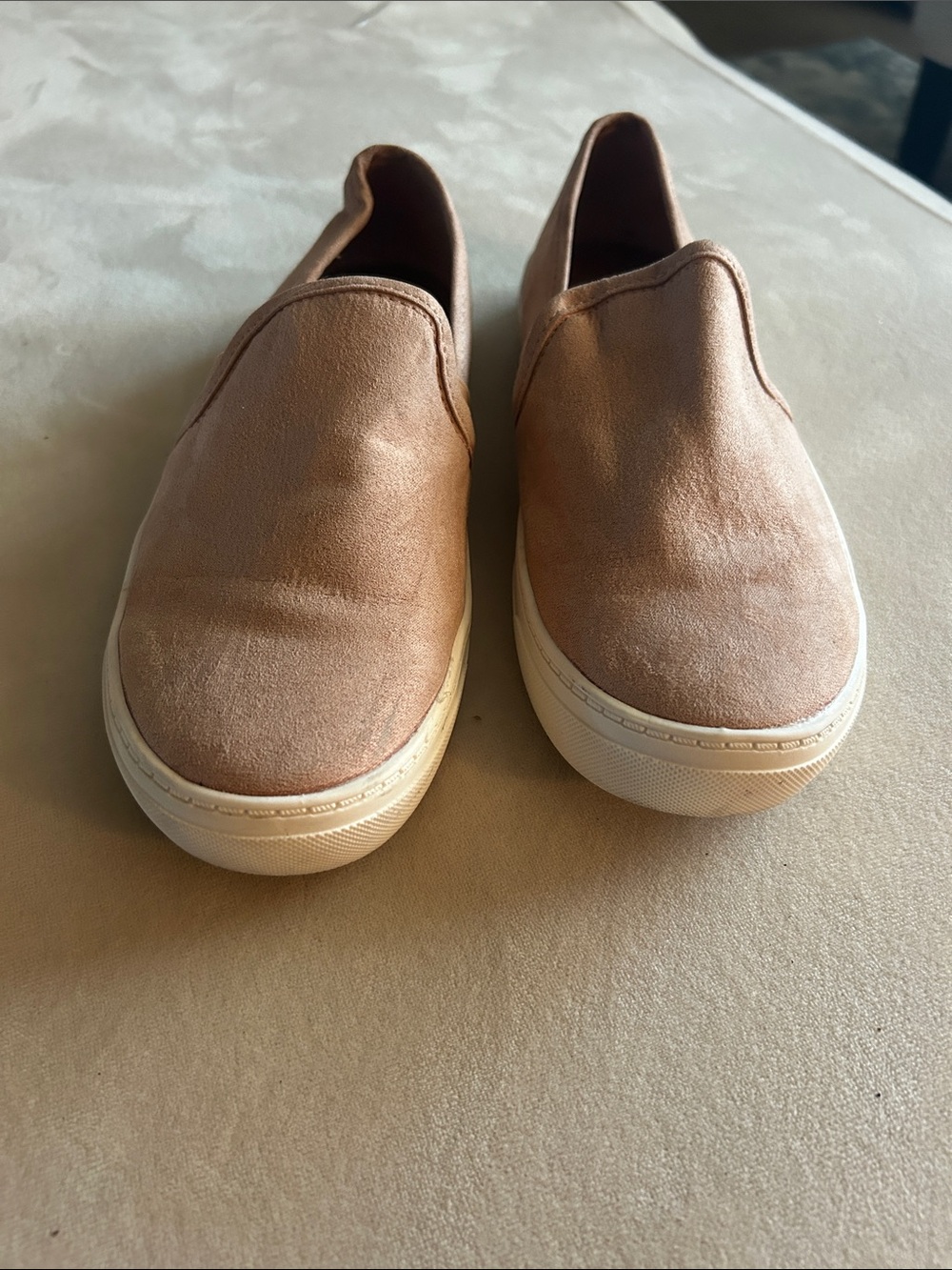 Men's Slip-On Casual Sneakers in Light Brown